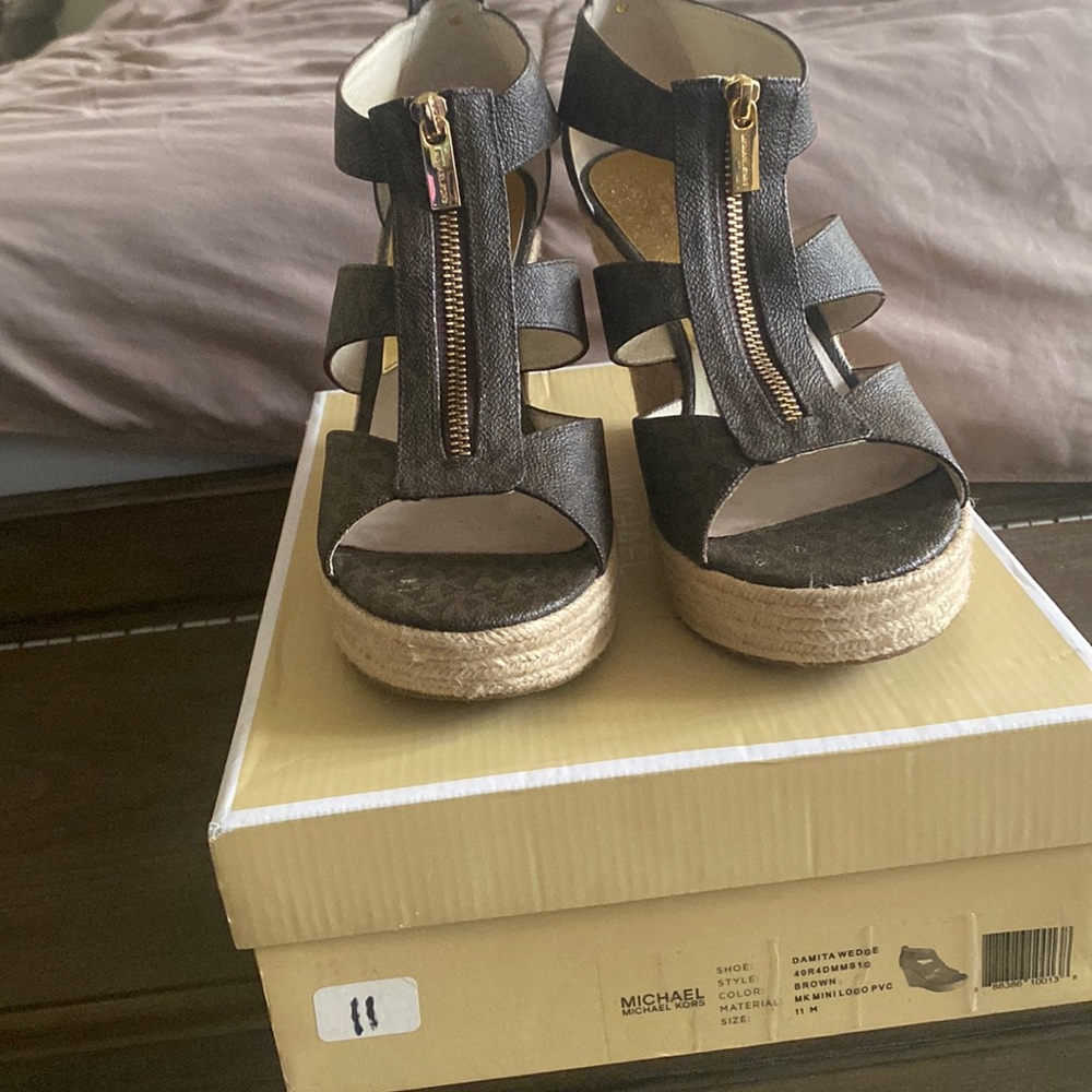 Michael Kors Damita wedge sandals